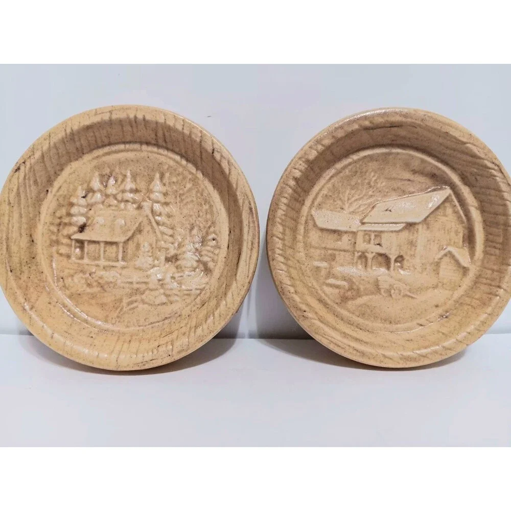 Duncan Enterprises Lot Of 4 Ceramic Amish Folklore  Country Home Coasters 3